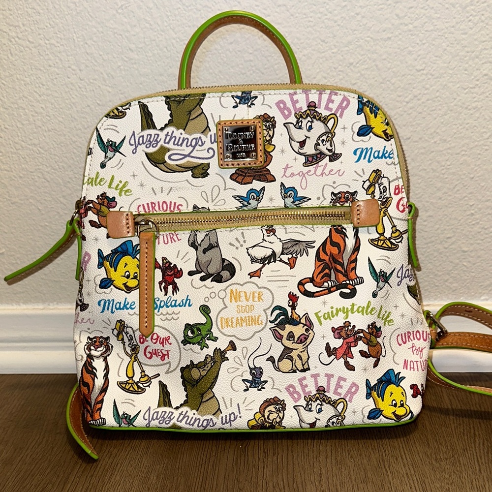 Disney Multicolor Character Print Backpack